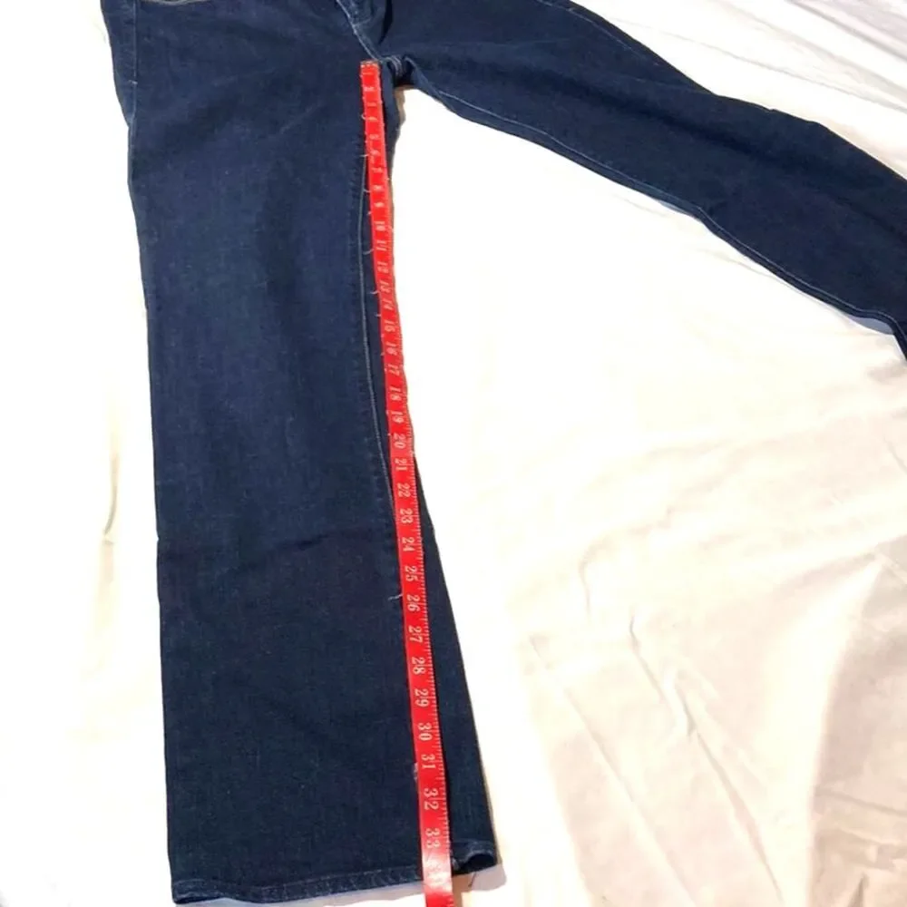 MADEWELL Rail Straight Dark Wash Blue Denim Jeans Womens Size 30 x 34 inches